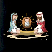 Ježíšek v jesličkách