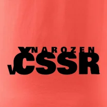 Nápis - Narozen v ČSSR