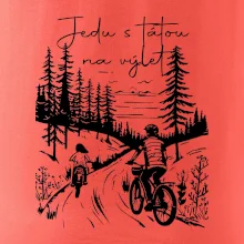 Cyklistika  - Jedu s tátou na výlet - Táta a dcera