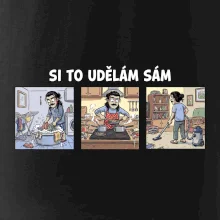 Si to udělám sám - dlouhé vlasy a knír