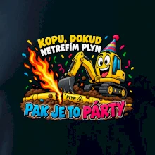 Bagrista kope dokud netrefí plyn