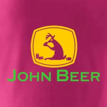 John Beer jelen s pivem