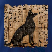 Egyptské hieroglyfy pes