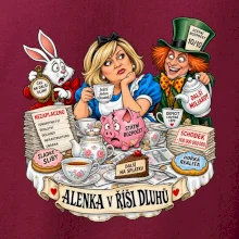 Alenka v říši dluhů čajový dýchánek státního rozpočtu