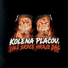 Nohejbal kolena pláčou srdce hraje