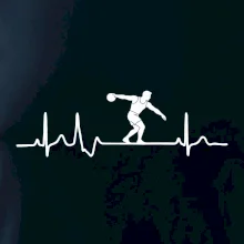 EKG hod diskem