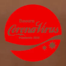 Corona virus pandemic logo
