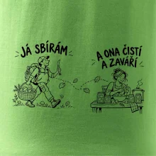 Já sbírám ona čistí a zavaří