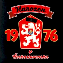 Narozen v Československu - Přelepený znak 1976