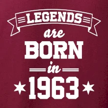 Legends are born in 1963