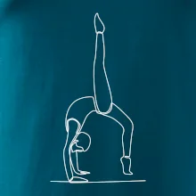 Gymnastika na rukou jedním tahem