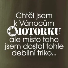 Chtěl jsem dostat motorku - Vánoce