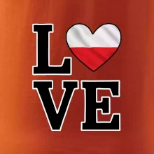 Love Polská vlajka