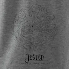 Ještěd - vrstevnice v kruhu