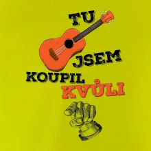Tu kytaru jsem koupil kvůli tobě