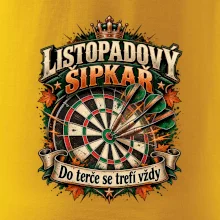 Listopadový šipkař mistr terče