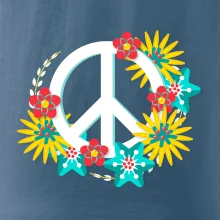Peace symbol abstraktní