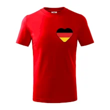 Germany love malé - Německá vlajka
