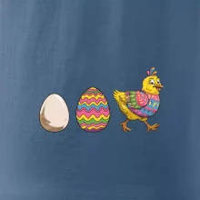 Evoluce vajíčka - velikonoce - slepice