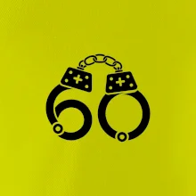 Narozeninové tričko pro policajta - pouta 60