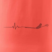 Florbalové EKG s florbalkou a míčkem