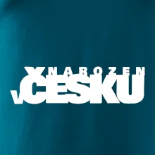 Nápis - Narozen v Česku