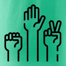 Kamen nůžky papír ikony