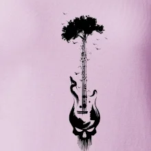 Kytara strom a lebka