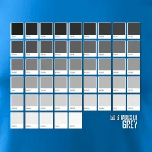 50 barevných odstínů šedi