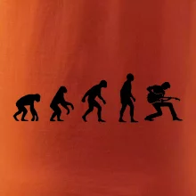 Evoluce kytarista - klečící