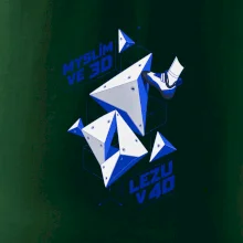 Bouldering myslím ve 3d lezu v 4d