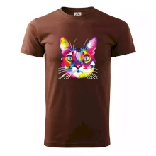 Kočka duhová hlava