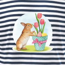 Velikonoční zajíček tulipány