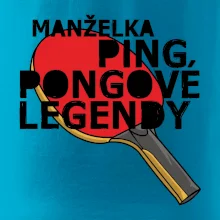 Manželka ping pongové legendy