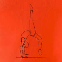 Gymnastika na rukou jedním tahem