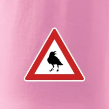 Dopravní značka - Pozor havran