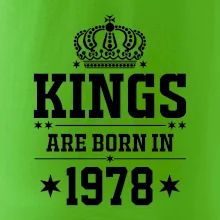 Kings are born in 1978