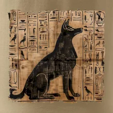 Egyptské hieroglyfy pes
