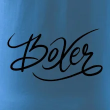 Boxer - nápis okrasný