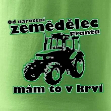 Od narození zemědělec, mám to v krvi - Jméno