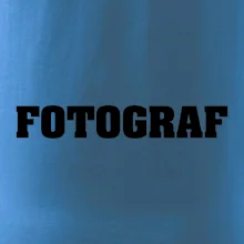 Novinář nápis - Fotograf