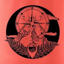 Cestování - hory kompas