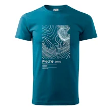 Plechý - vrstevnice v obdélníku