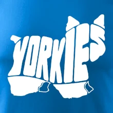 Jorkšírský teriér - Yorkie - Nápis v těle