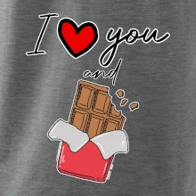 I love you and chocolate