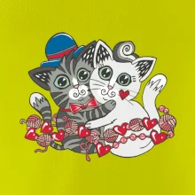 Kočky v objetí (Pecka design)