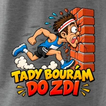 Maratonec tady bourám do zdi
