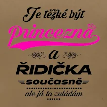 Je těžké být princezna - řidička Je těžké být princezna - řidička