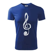 Houslový klíč kreslený