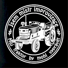 Mistr improvizace starý traktor Mistr improvizace starý traktor
